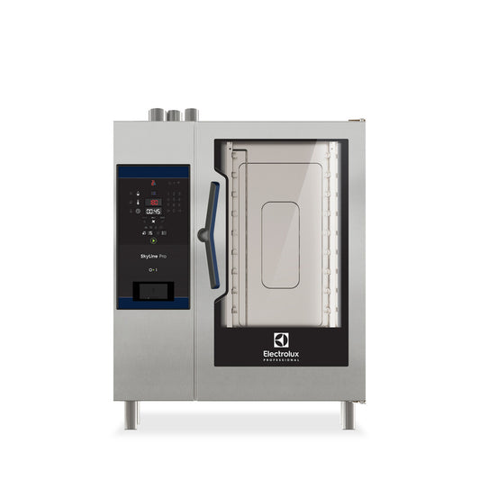 Electrolux Professional SkyLine Pro ECOG101C2U0 - 10 x 1/1GN Gas Direct Steam Combi Oven with Digital Controls