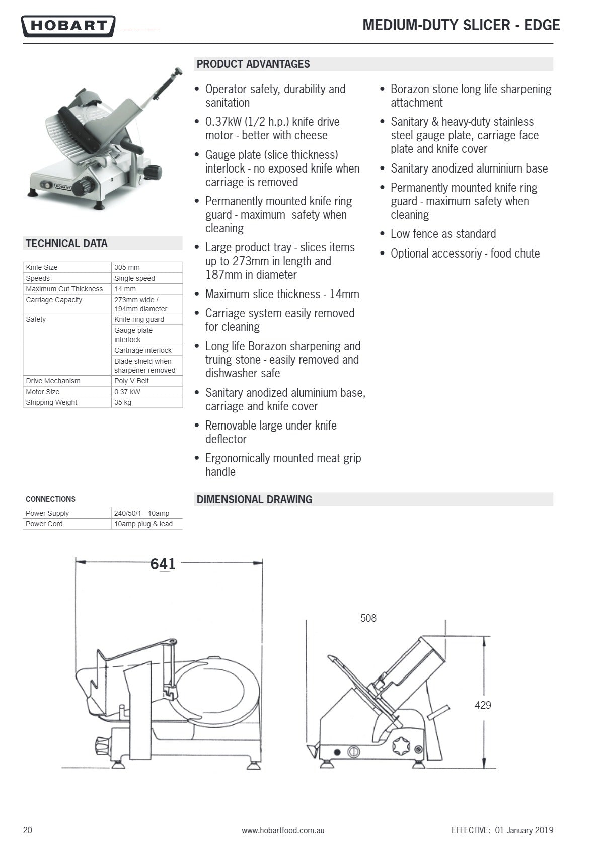 Hobart Centerline EDGE - Slicer