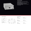 Giorik EN92CT - Stainless Steel Work Top with Drawer