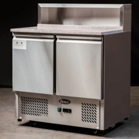 Atosa ESL3831 2 Door Prep Fridge