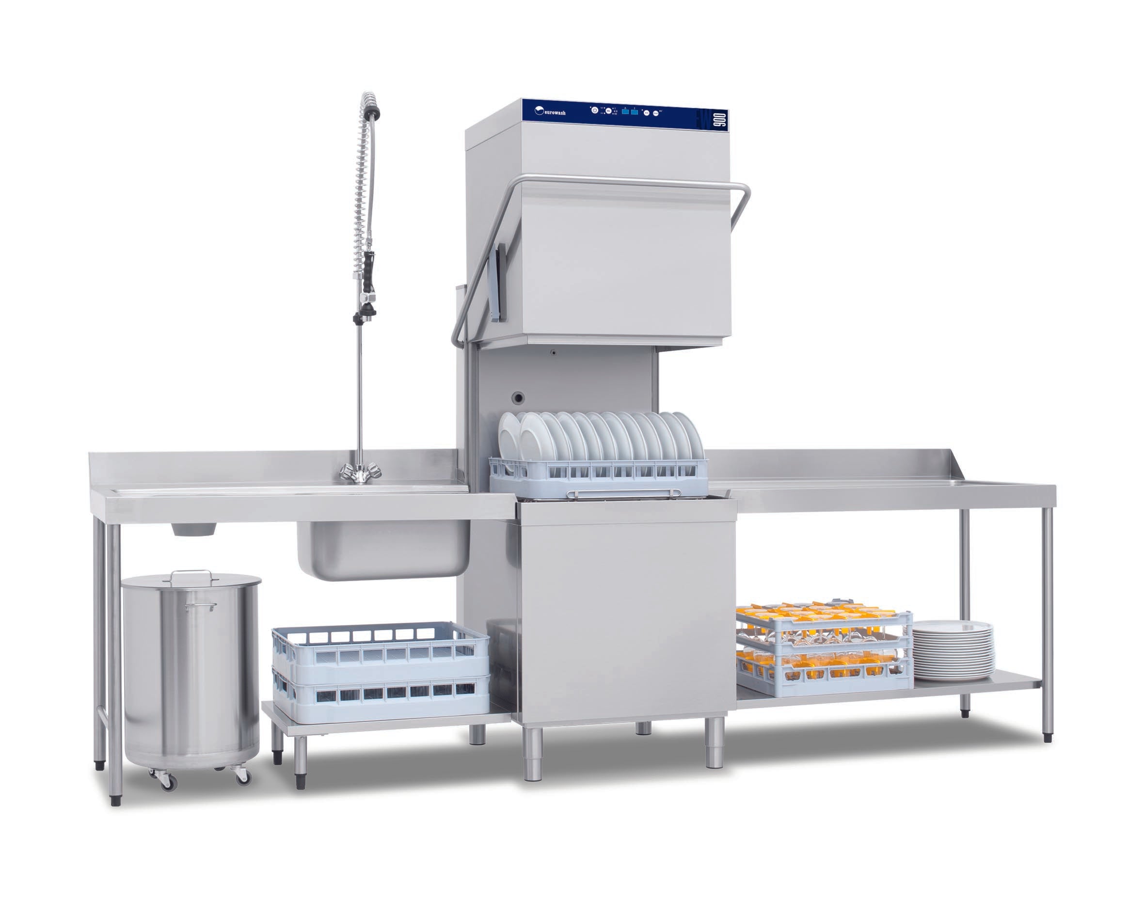 Eurowash E-Line EW900R - Pass Through Dishwasher