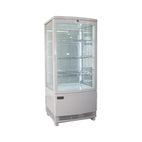 Exquisite CTD78-LED White - Countertop Display Fridge