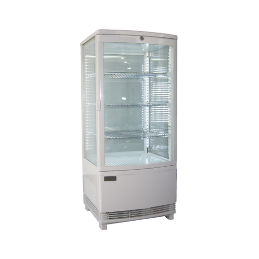 Exquisite CTD78-LED White - Countertop Display Fridge
