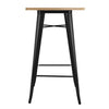 Bolero FB595 - Bistro Bar Table With Wooden Top