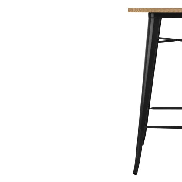 Bolero FB595 - Bistro Bar Table With Wooden Top