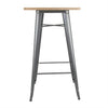 Bolero FB596 - Bistro Bar Table With Wooden Top