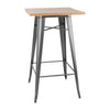 Bolero FB596 - Bistro Bar Table With Wooden Top