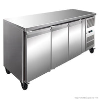 Thermaster FE3100TN - Three Door Bench Fridge