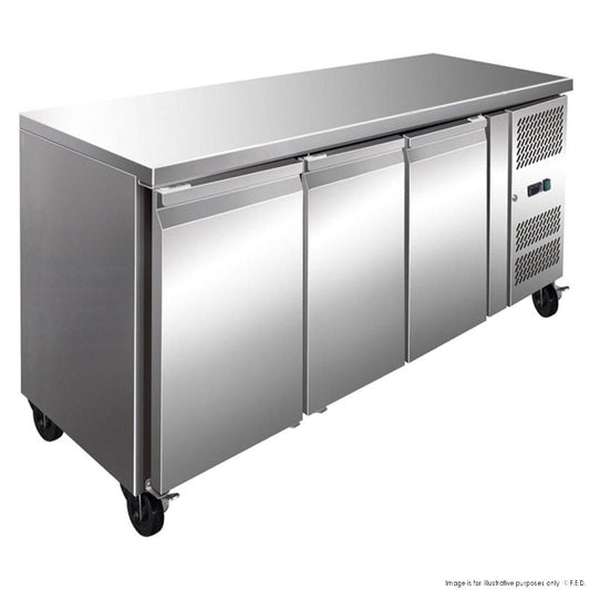 Thermaster FE3100TN - Three Door Bench Fridge