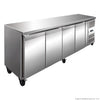 Thermaster FE4100TN - Four Door Bench Fridge