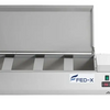 FED-X XVRX1200/380 Countertop Salad Fridge