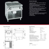 Giorik FMG941GFT - Griddle on Open Base