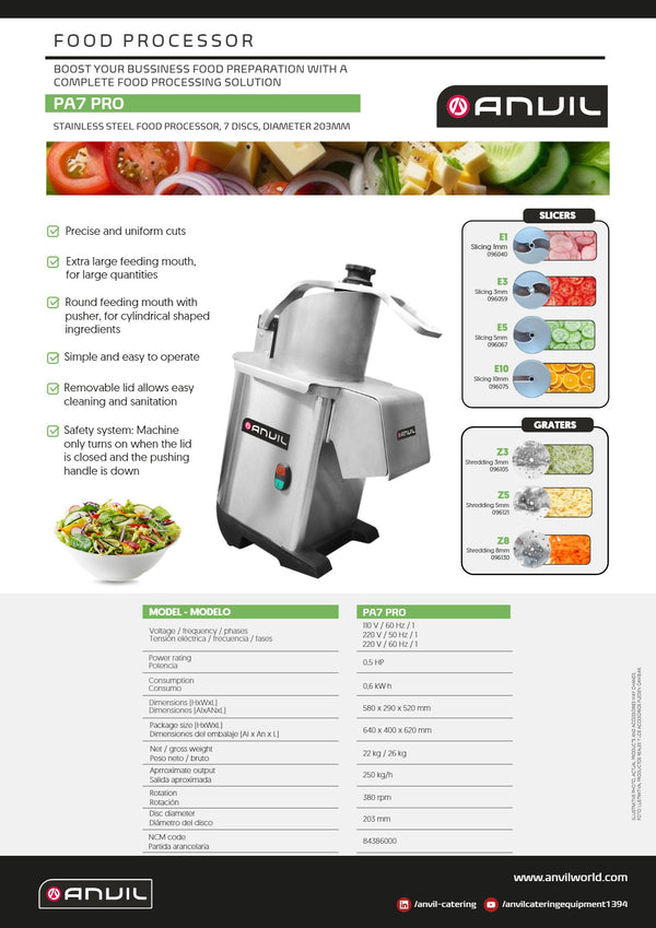 Anvil FPA0007 - Food Processor