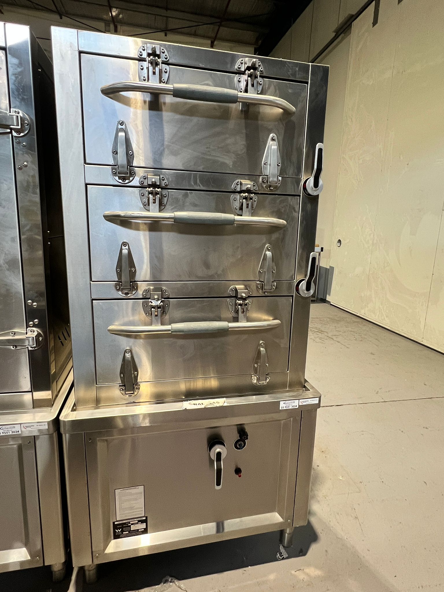 Oxford FSGS-3 3 Door Gas Steamer