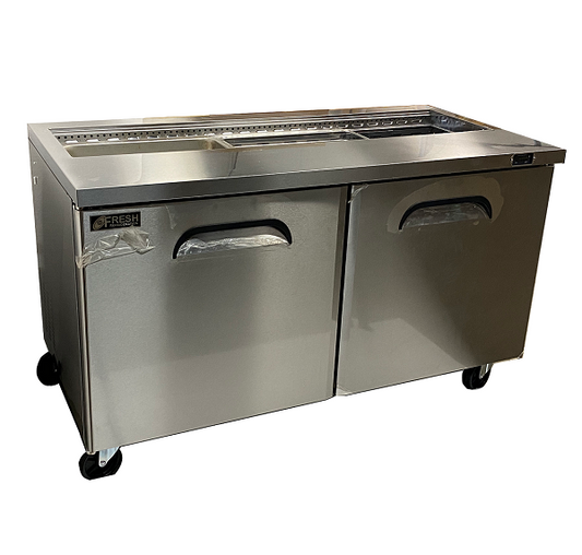 Fresh Refrigeration FST-60 - Slide Top Prep Fridge