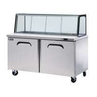 Fresh Refrigeration FSU-60GC - Glass Canopy Salad Prep Fridge