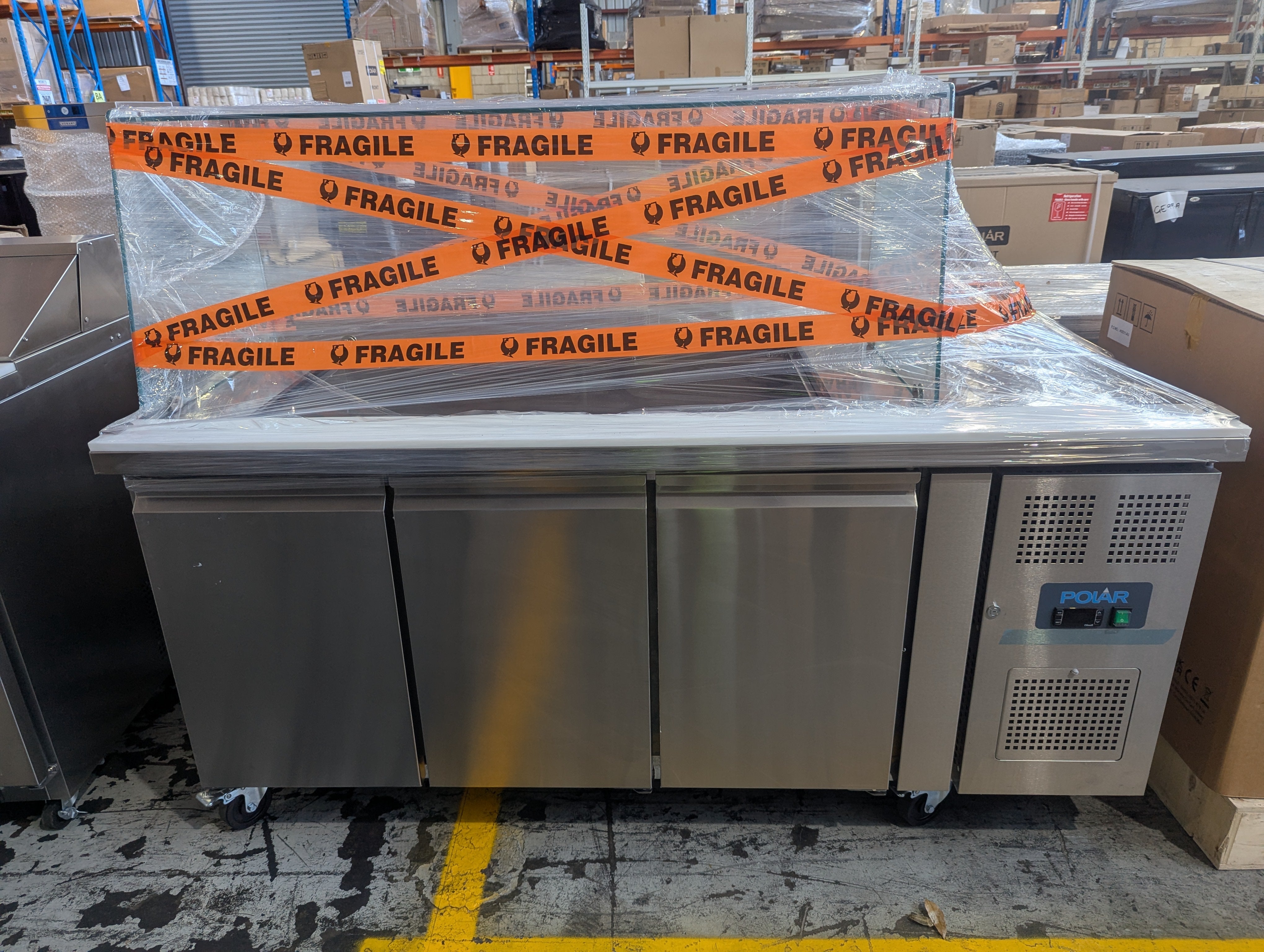 Polar FT283-A 3 Door Prep Fridge