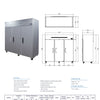 Fresh Refrigeration FTM-72FS - Upright Freezer
