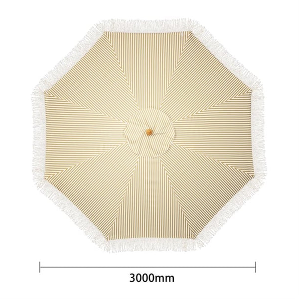 Bolero FU508 - 2m Sicily Round Striped Umbrella