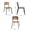 Bolero FU524 - Two Beaufort Wooden Interior Dining Chairs