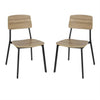 Bolero FU524 - Two Beaufort Wooden Interior Dining Chairs