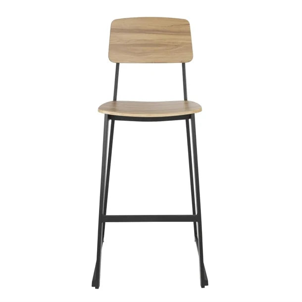 Bolero FU525 - Two Beaufort Wooden Interior High Stools