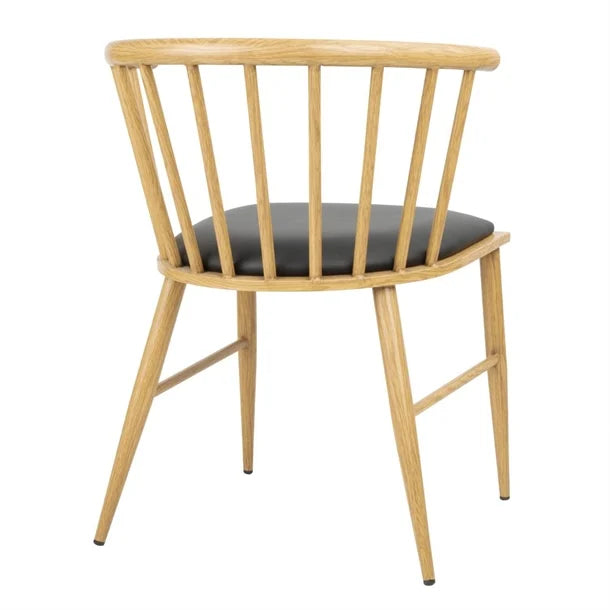 Bolero FU528 - Two Harrowdene Light Wood Effect Padded Interior Chairs