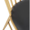 Bolero FU528 - Two Harrowdene Light Wood Effect Padded Interior Chairs