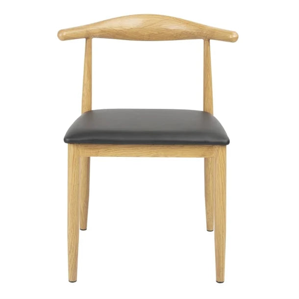 Bolero FU529 - Two Camden Wooden Padded Interior Chairs