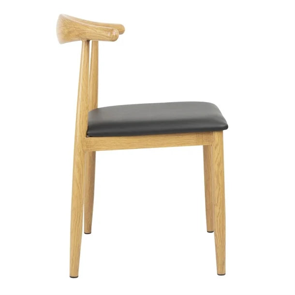 Bolero FU529 - Two Camden Wooden Padded Interior Chairs
