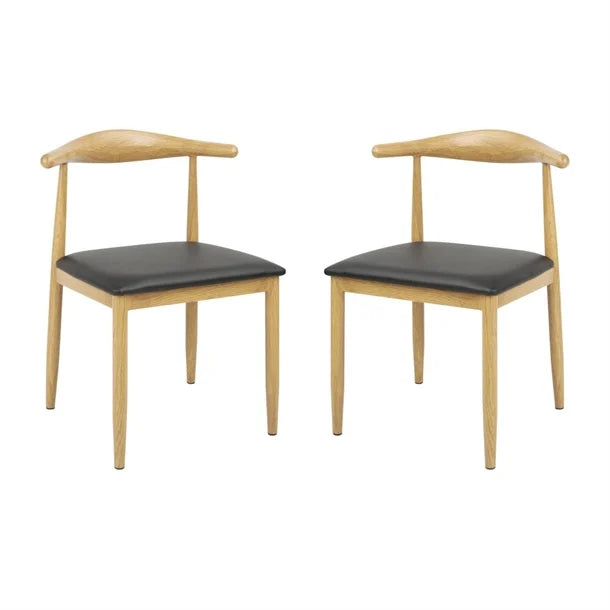 Bolero FU529 - Two Camden Wooden Padded Interior Chairs