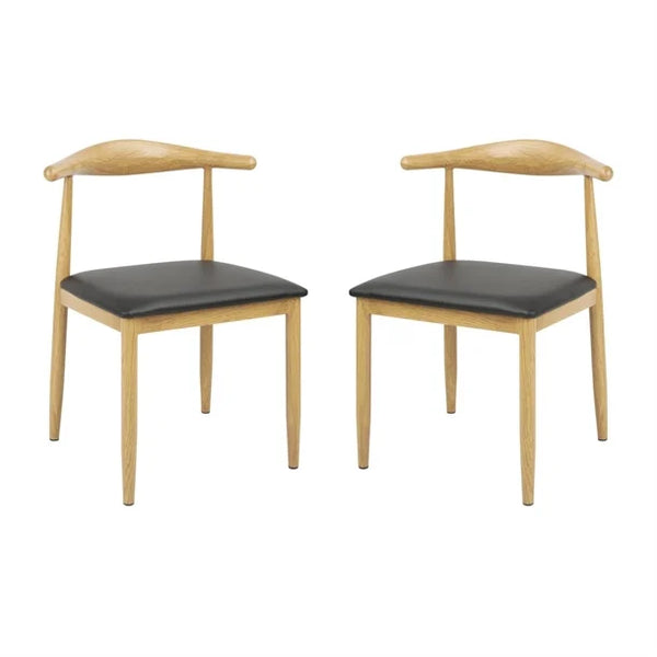 Bolero FU529 - Two Camden Wooden Padded Interior Chairs