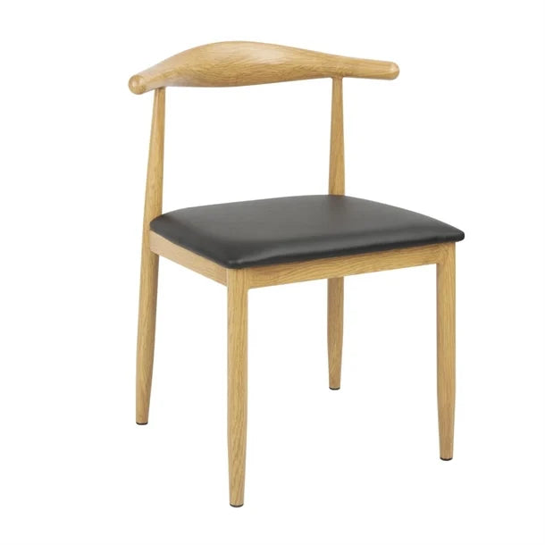 Bolero FU529 - Two Camden Wooden Padded Interior Chairs