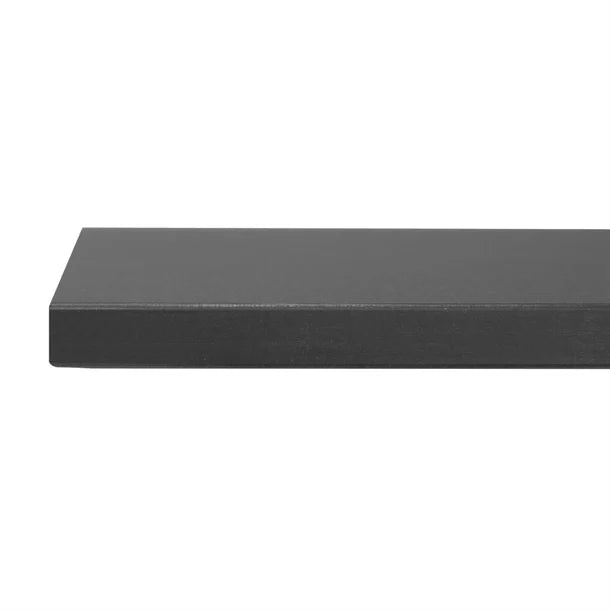 Bolero FU530 - Matte Black Square Outdoor Table Top 700mm