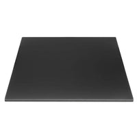 Bolero FU530 - Matte Black Square Outdoor Table Top 700mm