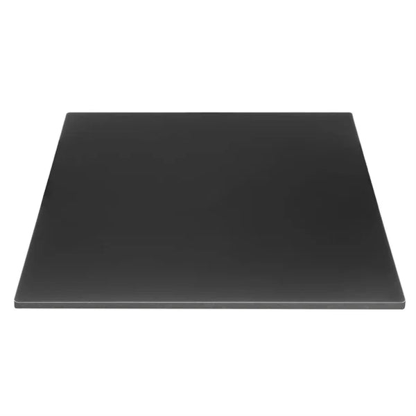 Bolero FU530 - Matte Black Square Outdoor Table Top 700mm