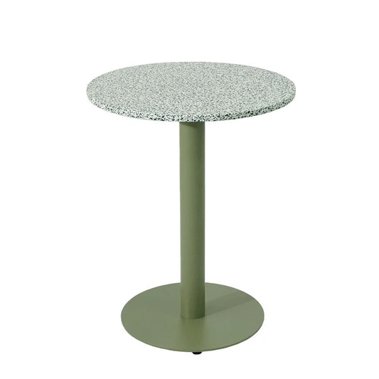 Forest Mist Terrazzo With Moss Green RD450 Table Base