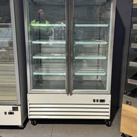 Mitchel G768BM2F 2 Glass Door Fridge