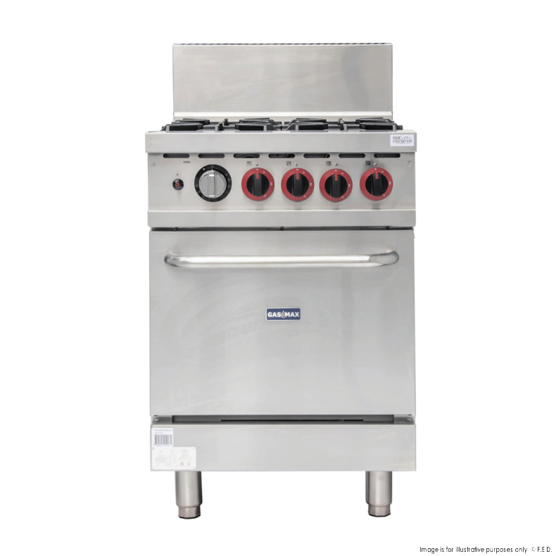 Gasmax GBS4TS - 4 Burner Range Oven