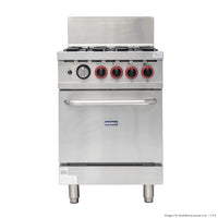 Gasmax GBS4TS - 4 Burner Range Oven