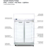 Bromic GD1000LF - Upright Display Fridge
