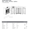 Bromic GD1000LF - Upright Display Fridge