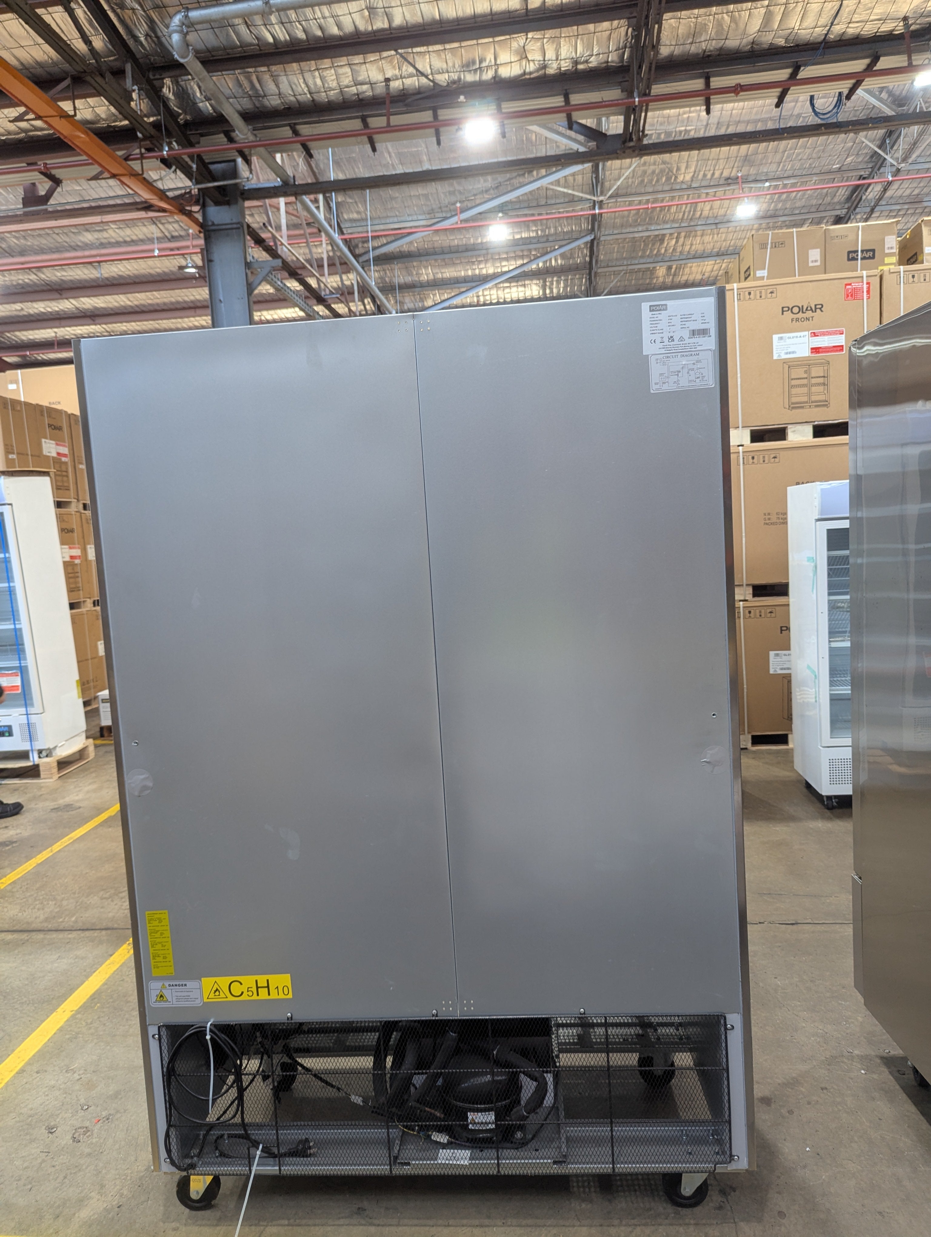 Polar GD879-A G-Series 2 Solid Door Slimline Fridge