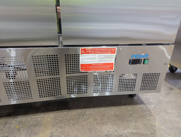 Polar GD879-A G-Series 2 Solid Door Slimline Fridge