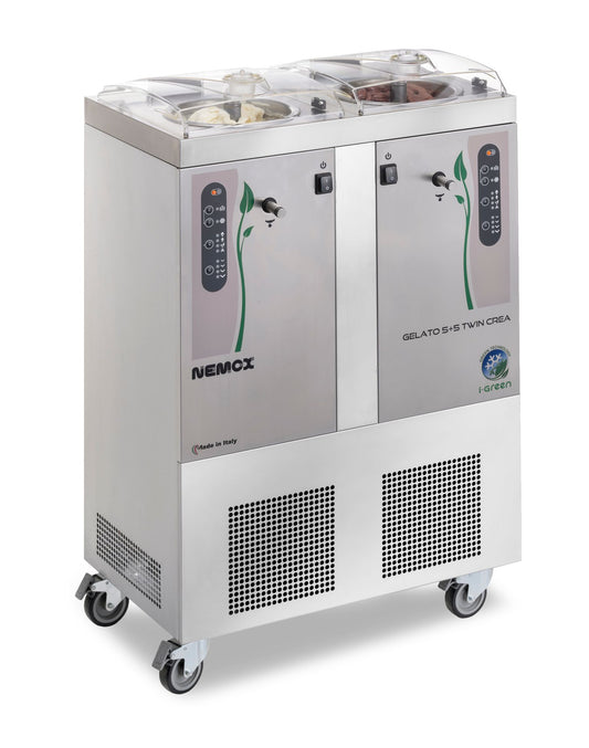 Nemox GELATO 5+5K TWIN CREA I-Green - Ice Cream Machine