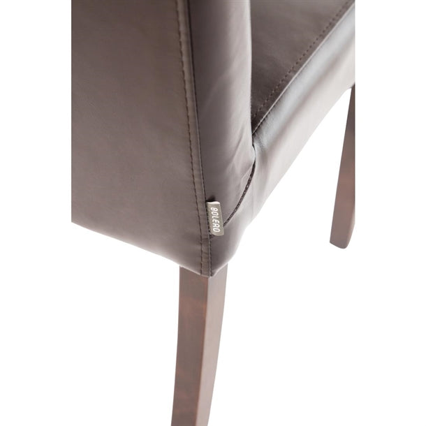 Bolero GF955 - Two Faux Leather Dining Chairs