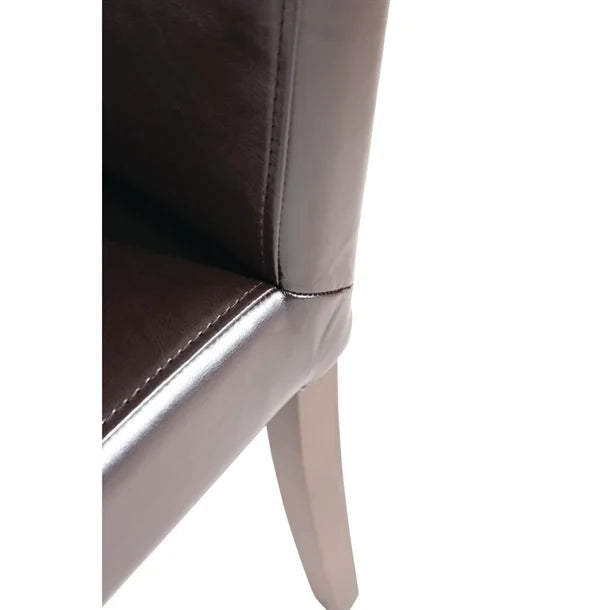 Bolero GF955 - Two Faux Leather Dining Chairs