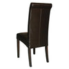 Bolero GF956 - Two Curved Back Leather Dining Chairs
