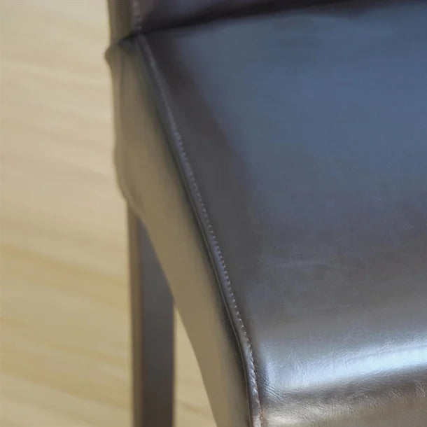 Bolero GF956 - Two Curved Back Leather Dining Chairs
