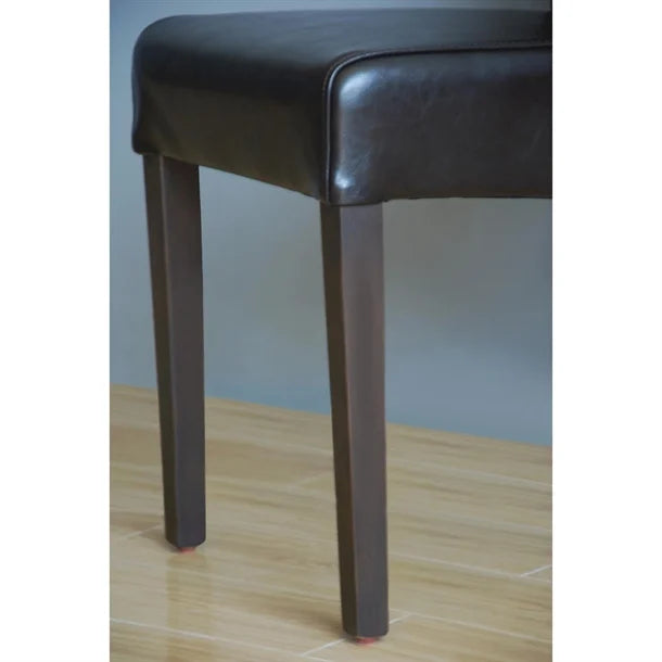 Bolero GF956 - Two Curved Back Leather Dining Chairs
